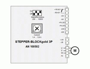 Anschluss STEPPERBLOCKgold 3phasig